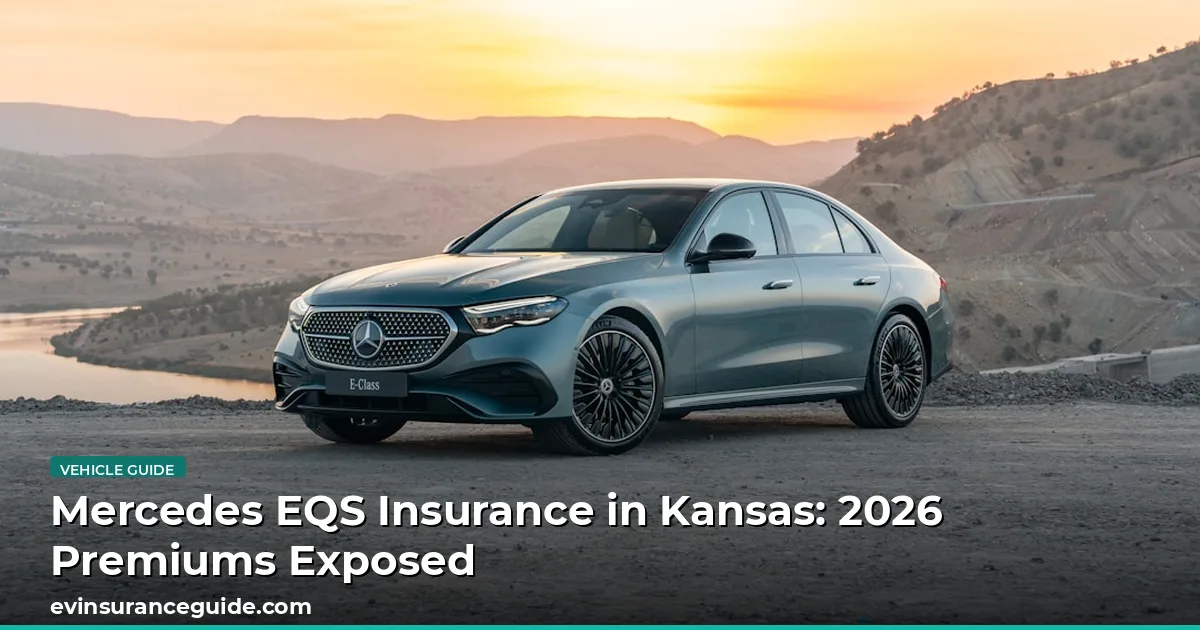 Mercedes EQS Insurance in Kansas: 2026 Premiums Exposed