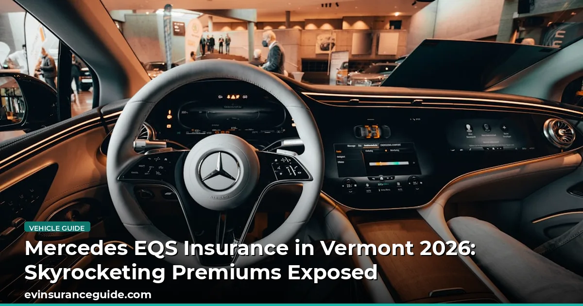 Mercedes EQS Insurance in Vermont 2026: Skyrocketing Premiums Exposed