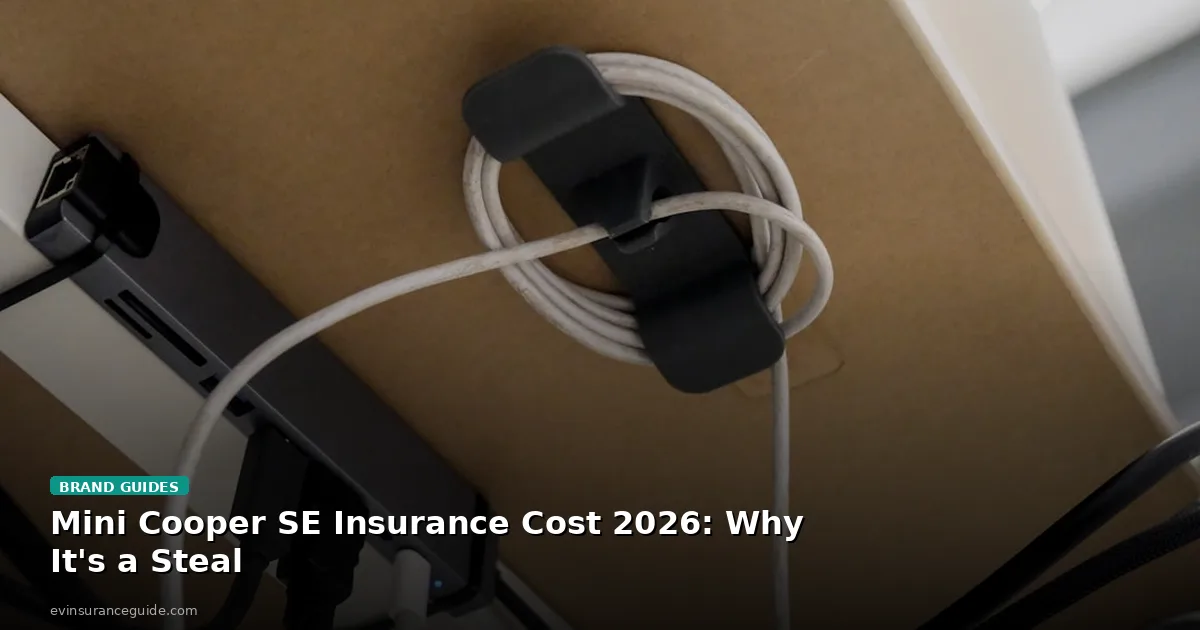 Mini Cooper SE Insurance Cost 2026: Why It's a Steal