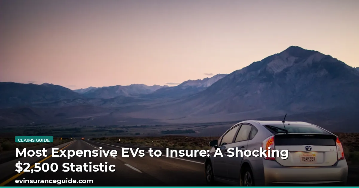 Most Expensive EVs to Insure: A Shocking $2,500 Statistic