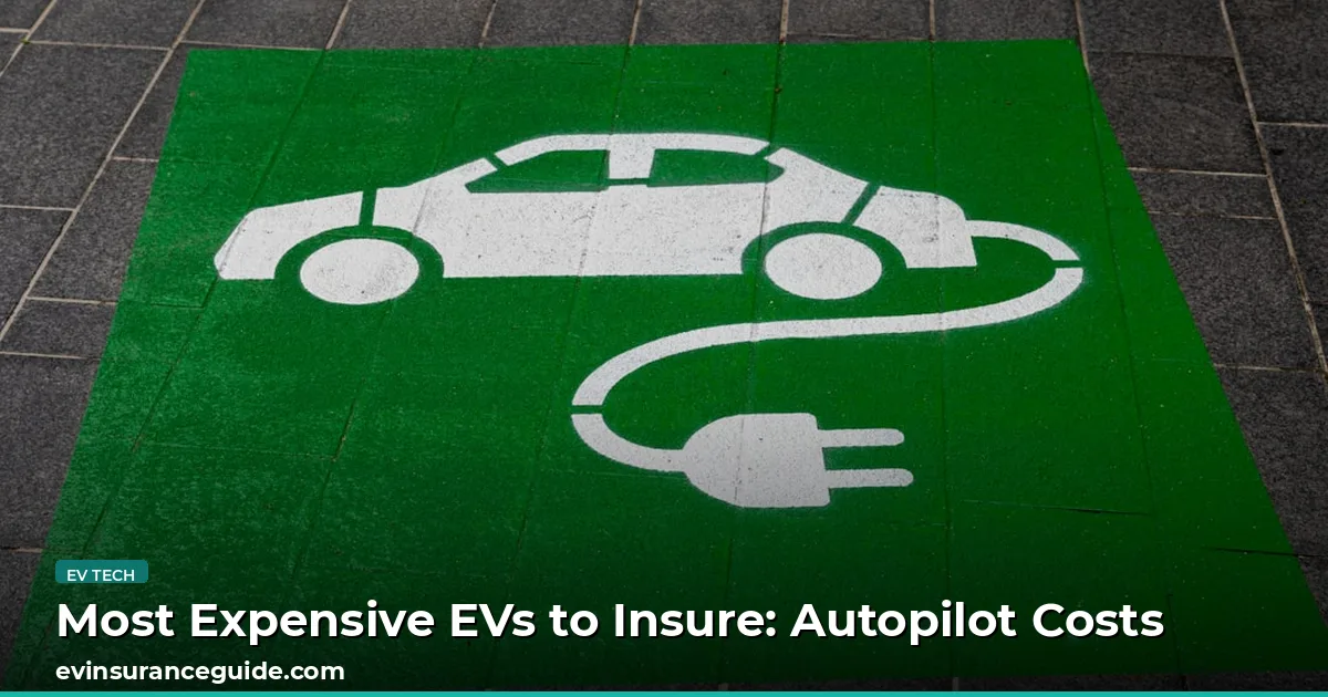 Most Expensive EVs to Insure: Autopilot Costs