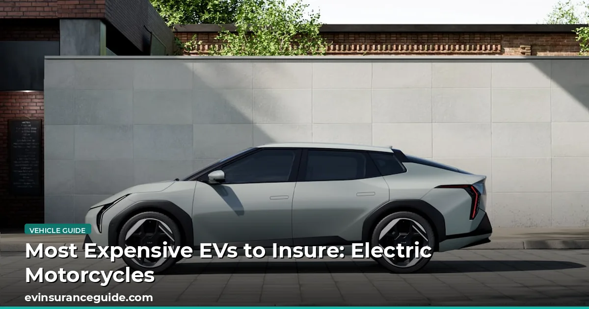 Most Expensive EVs to Insure: Electric Motorcycles