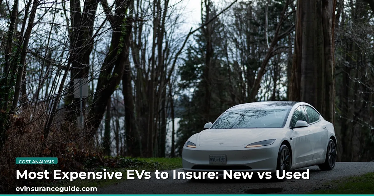 Most Expensive EVs to Insure: New vs Used