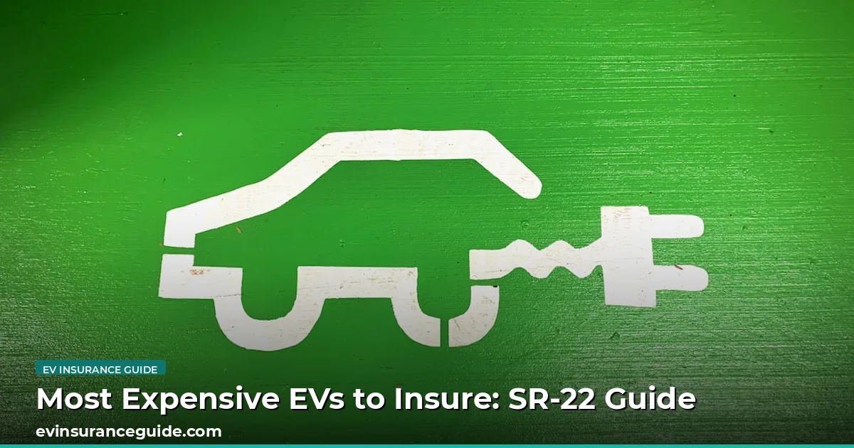Most Expensive EVs to Insure: SR-22 Guide