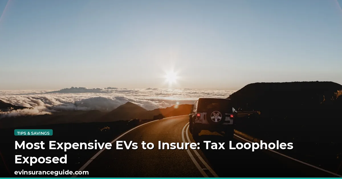 Most Expensive EVs to Insure: Tax Loopholes Exposed
