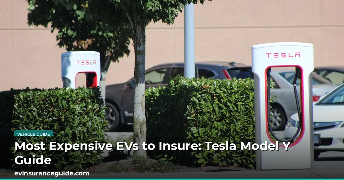 Most Expensive EVs to Insure: Tesla Model Y Guide