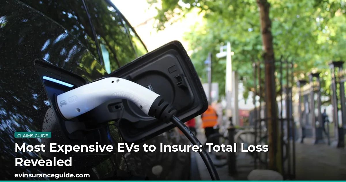 Most Expensive EVs to Insure: Total Loss Revealed