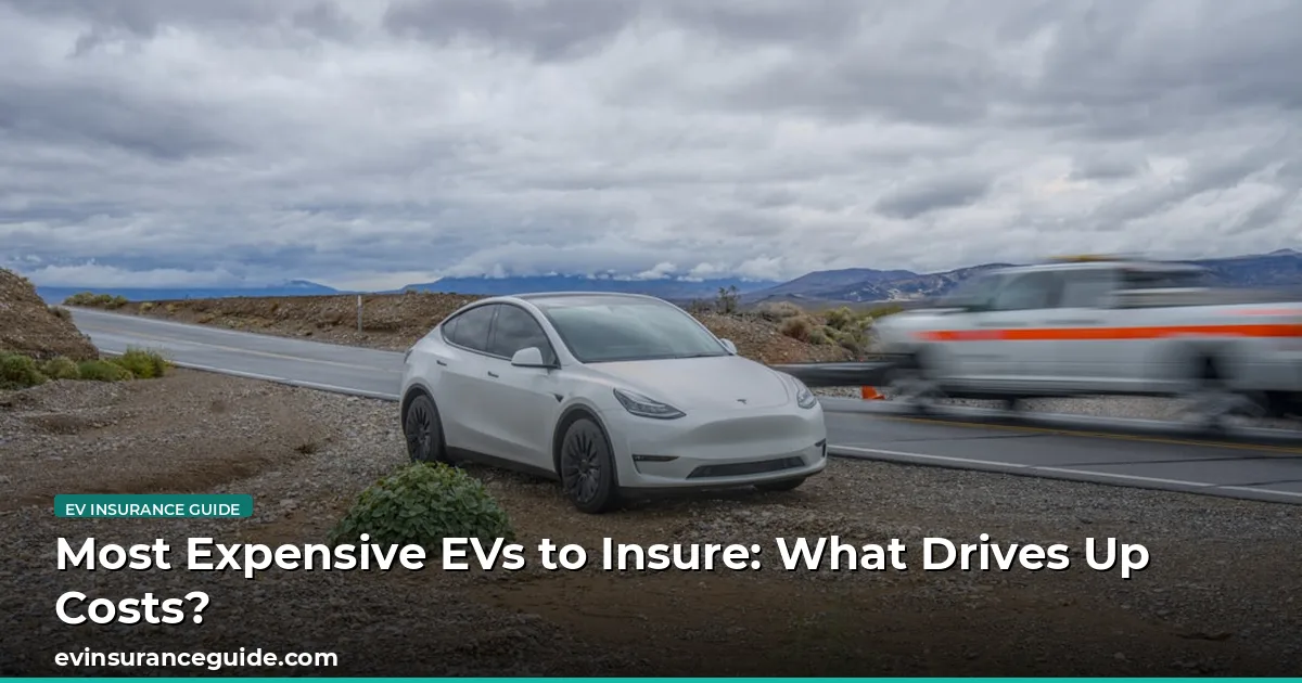Most Expensive EVs to Insure: What Drives Up Costs?