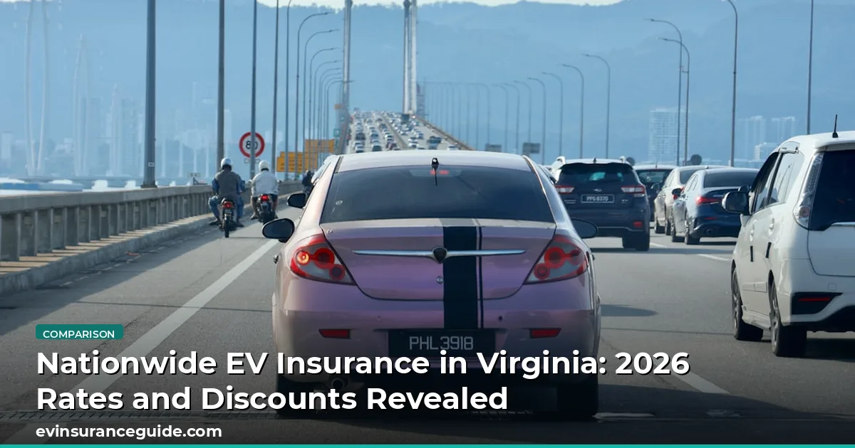 Nationwide EV Insurance in Virginia: 2026 Rates and Discounts Revealed