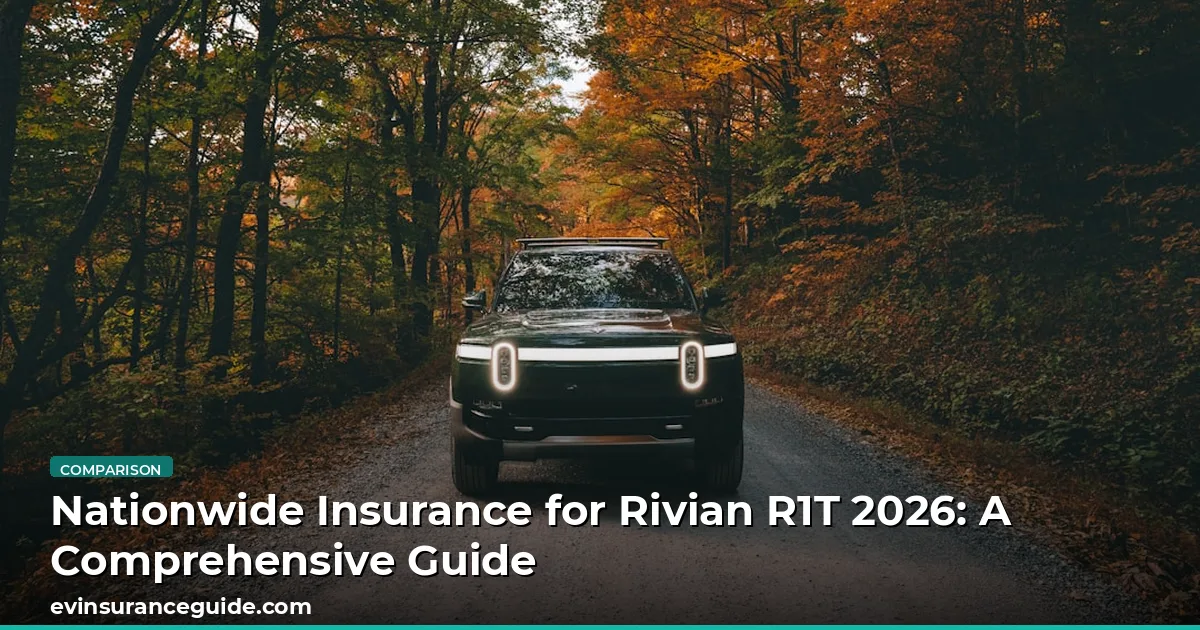 Nationwide Insurance for Rivian R1T 2026: A Comprehensive Guide