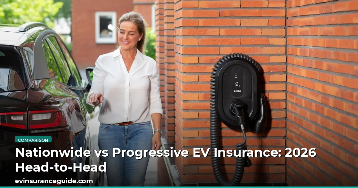 Nationwide vs Progressive EV Insurance: 2026 Head-to-Head