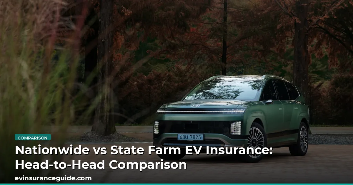 Nationwide vs State Farm EV Insurance: Head-to-Head Comparison
