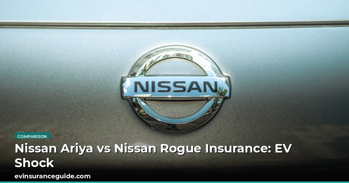 Nissan Ariya vs Nissan Rogue Insurance: EV Shock