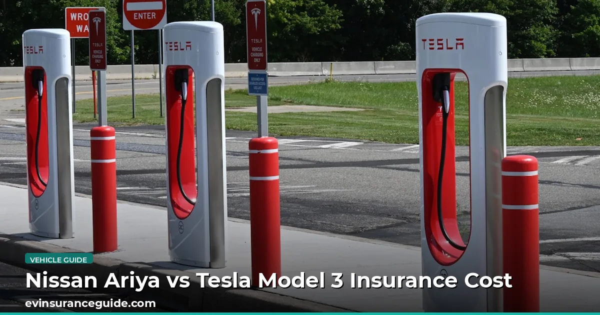 Nissan Ariya vs Tesla Model 3 Insurance Cost