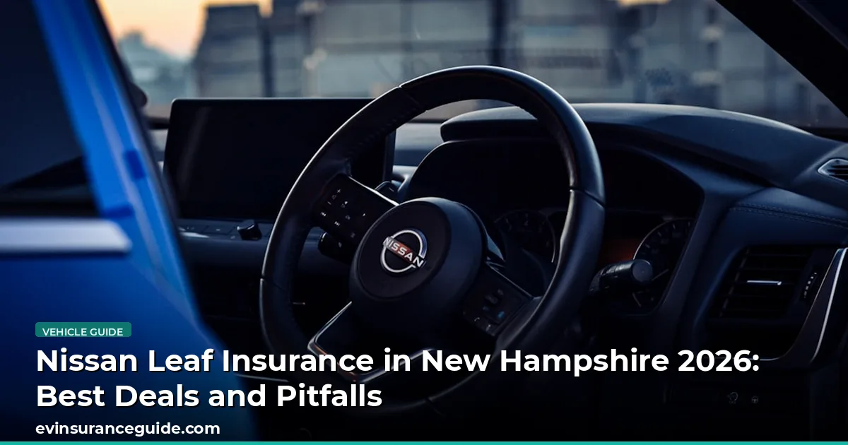Nissan Leaf Insurance in New Hampshire 2026: Best Deals and Pitfalls
