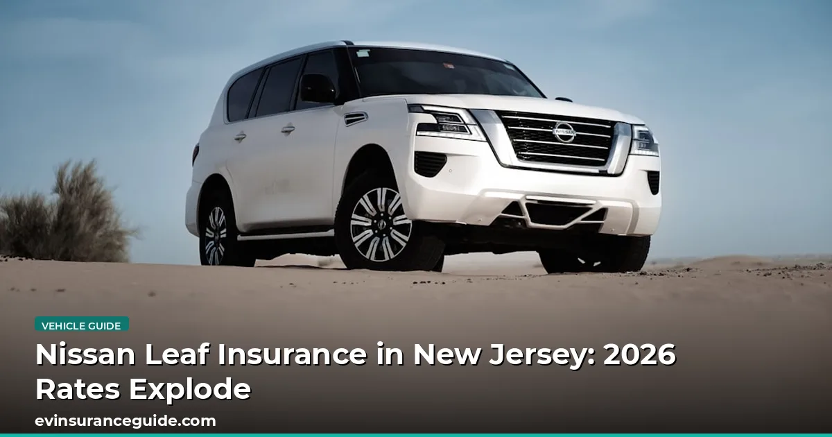 Nissan Leaf Insurance in New Jersey: 2026 Rates Explode