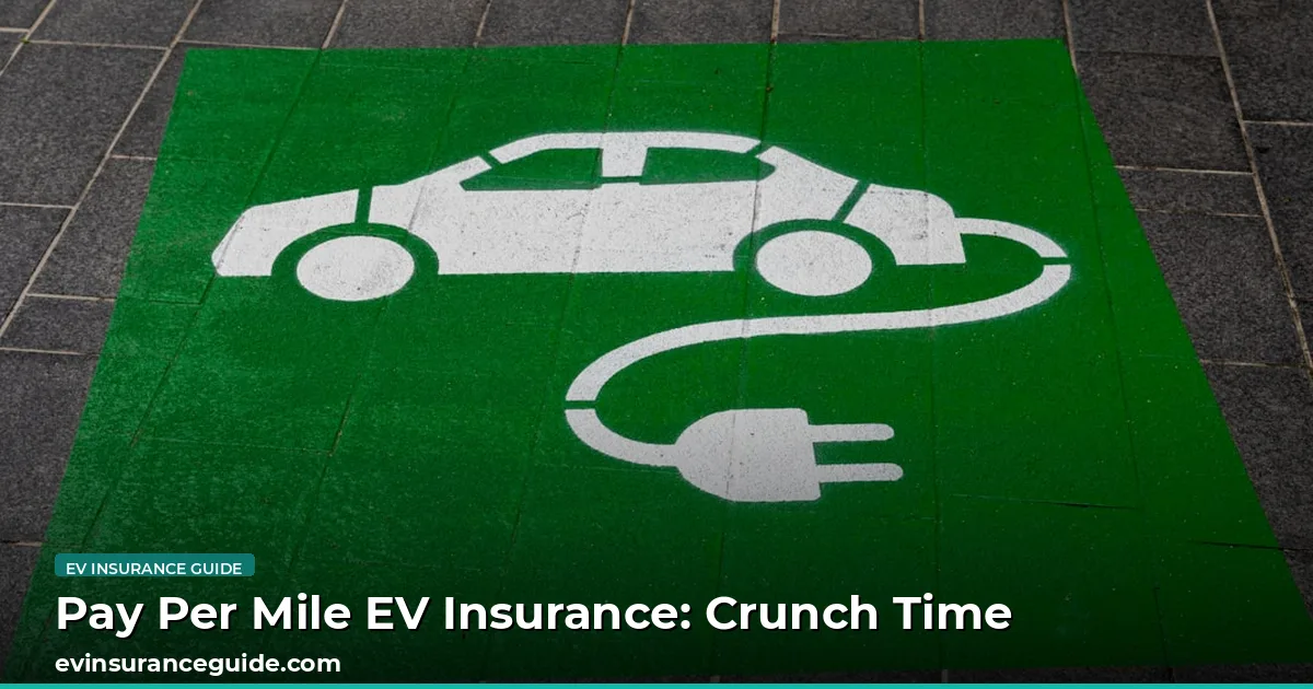 Pay Per Mile EV Insurance: Crunch Time