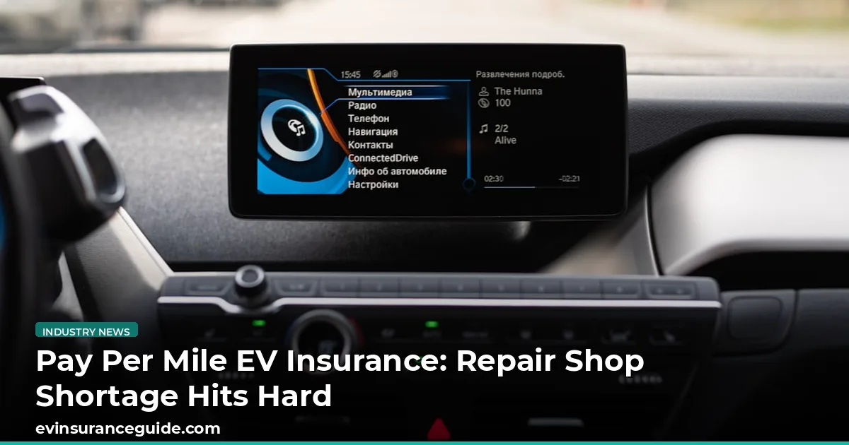 Pay Per Mile EV Insurance: Repair Shop Shortage Hits Hard