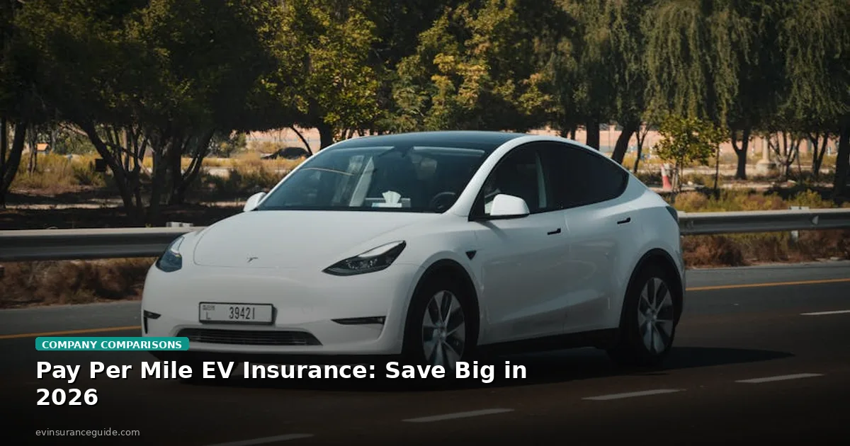 Pay Per Mile EV Insurance: Save Big in 2026