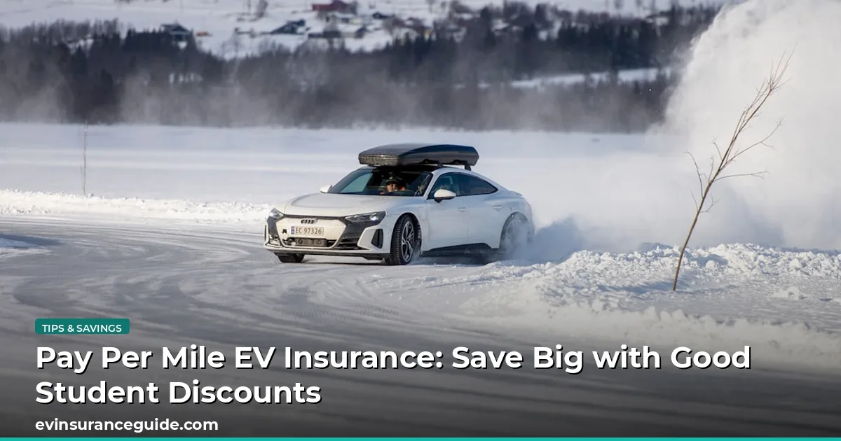 Pay Per Mile EV Insurance: Save Big with Good Student Discounts