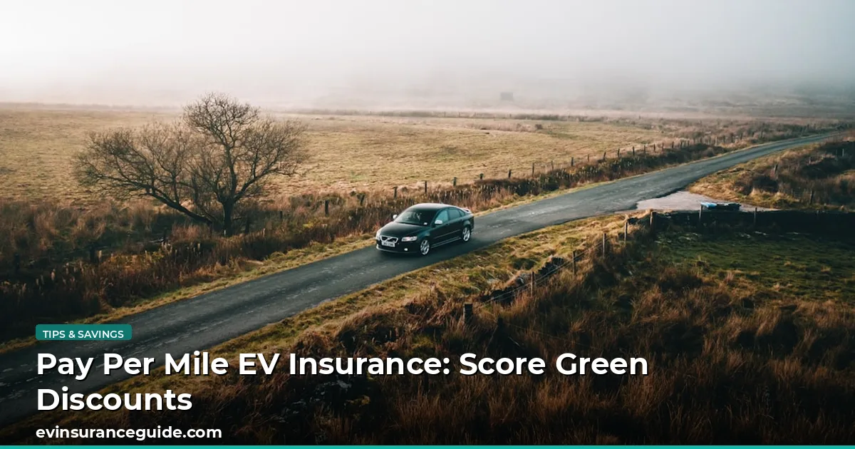 Pay Per Mile EV Insurance: Score Green Discounts