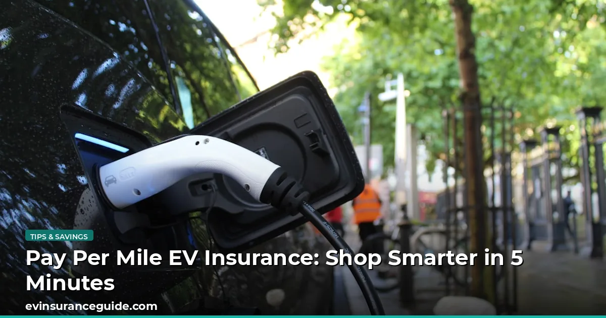 Pay Per Mile EV Insurance: Shop Smarter in 5 Minutes