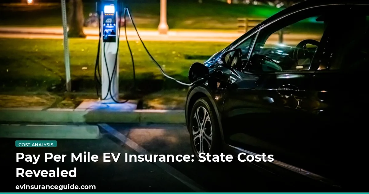 Pay Per Mile EV Insurance: State Costs Revealed