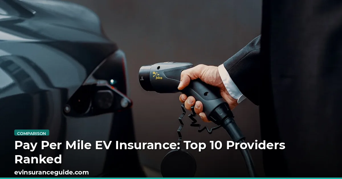 Pay Per Mile EV Insurance: Top 10 Providers Ranked