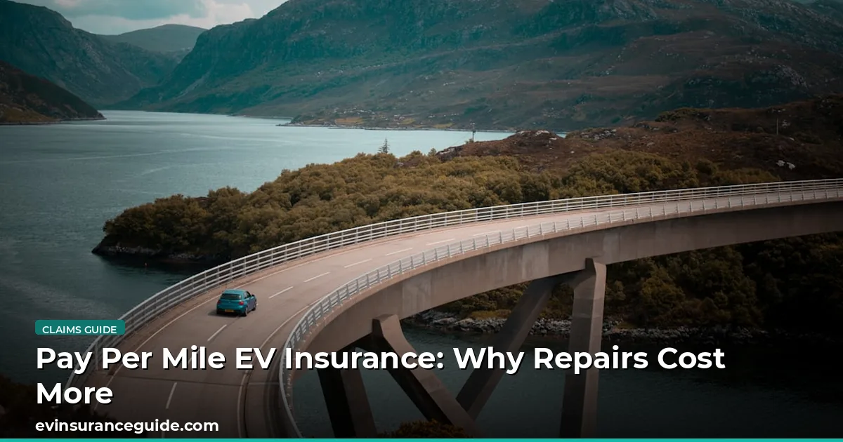 Pay Per Mile EV Insurance: Why Repairs Cost More