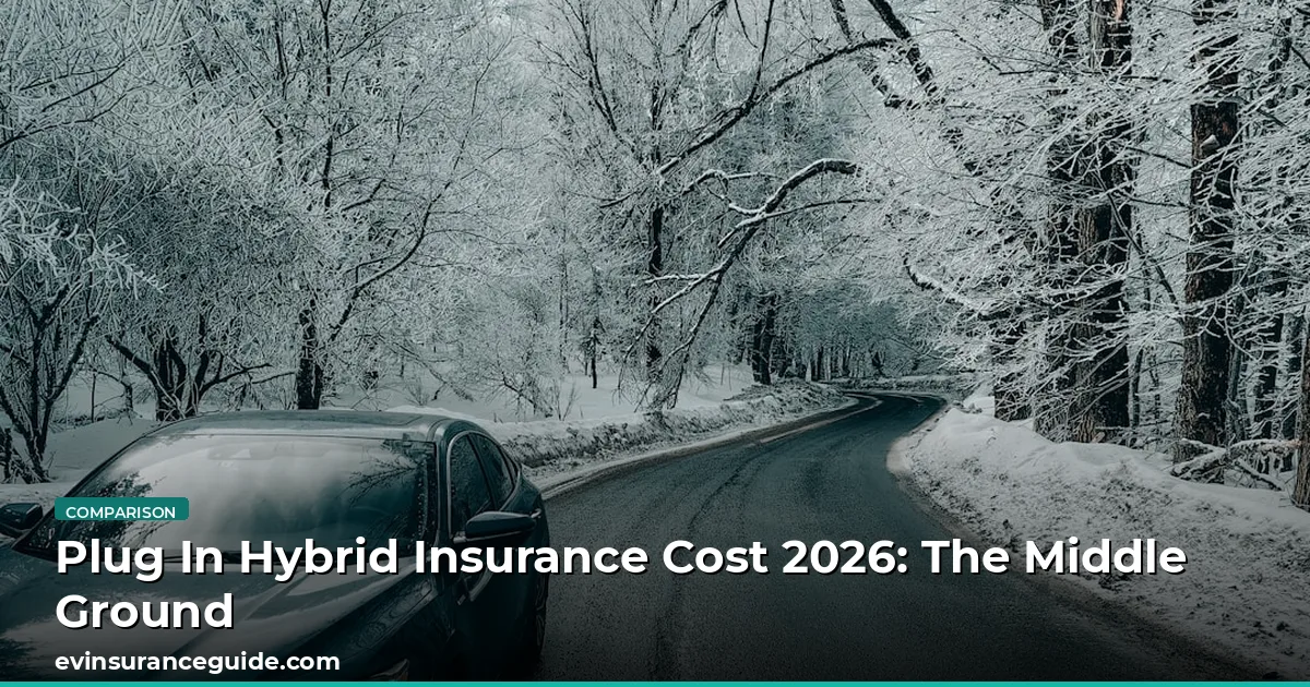 Plug In Hybrid Insurance Cost 2026: The Middle Ground