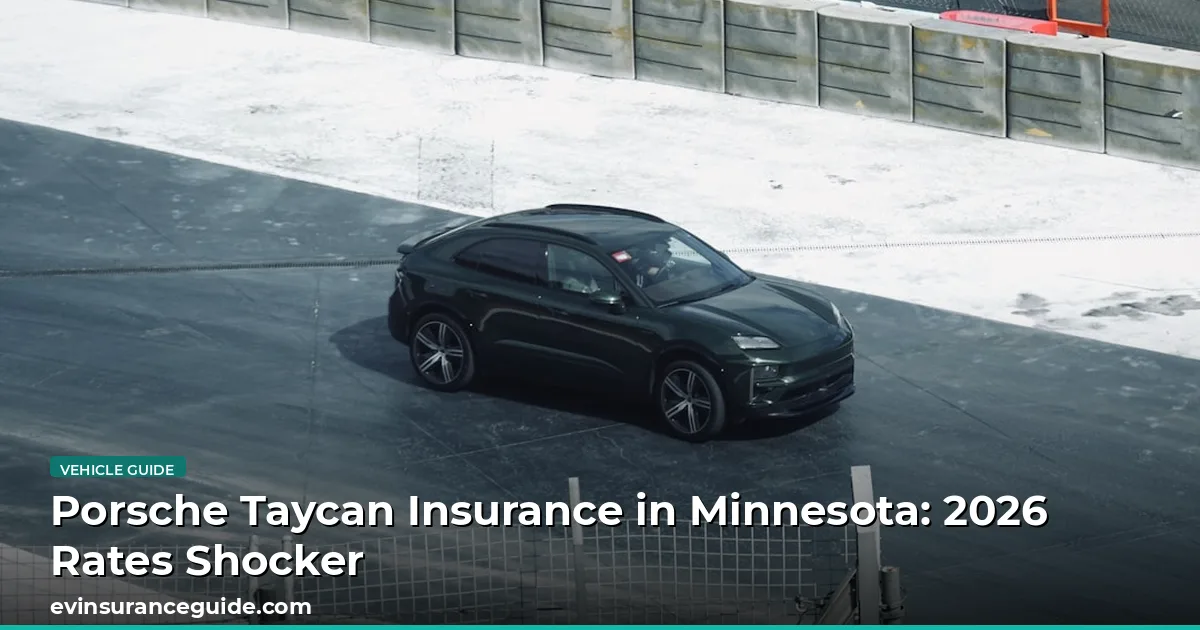 Porsche Taycan Insurance in Minnesota: 2026 Rates Shocker