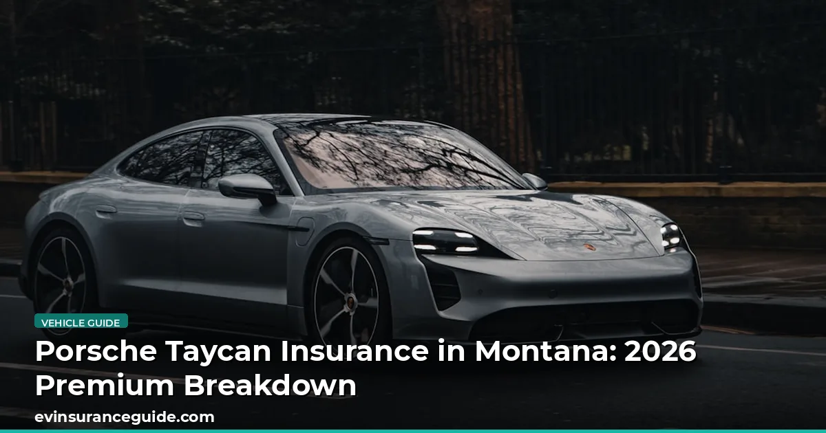 Porsche Taycan Insurance in Montana: 2026 Premium Breakdown