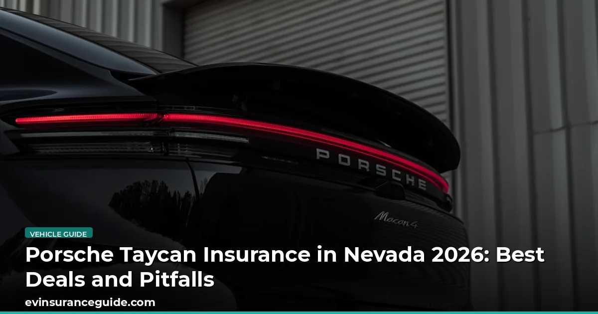 Porsche Taycan Insurance in Nevada 2026: Best Deals and Pitfalls