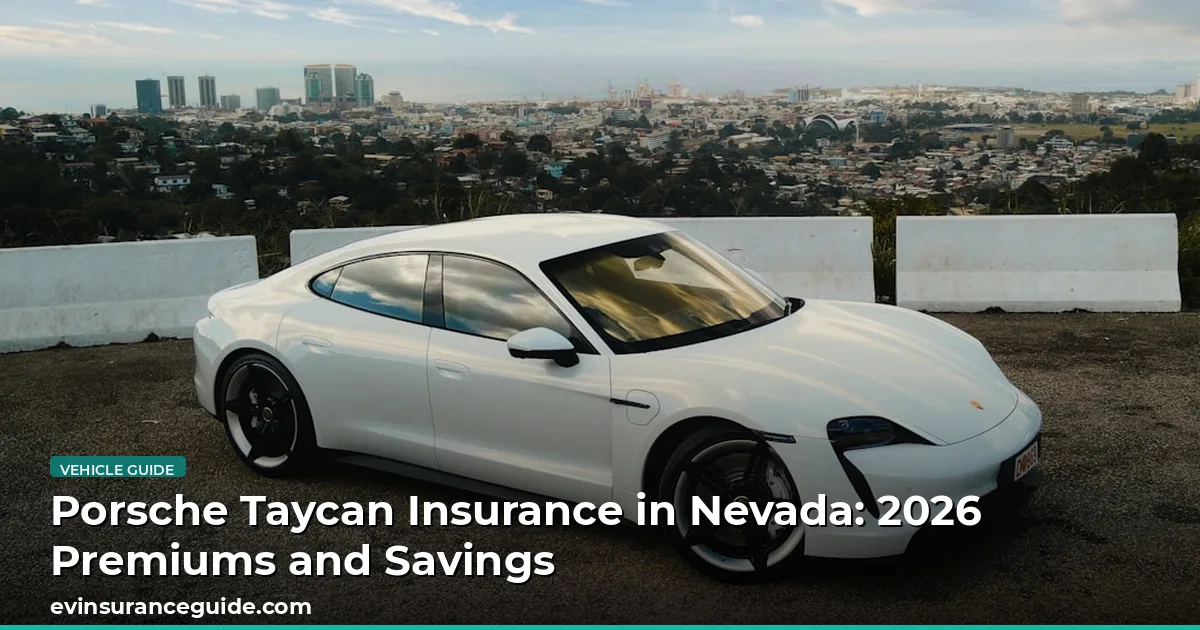 Porsche Taycan Insurance in Nevada: 2026 Premiums and Savings