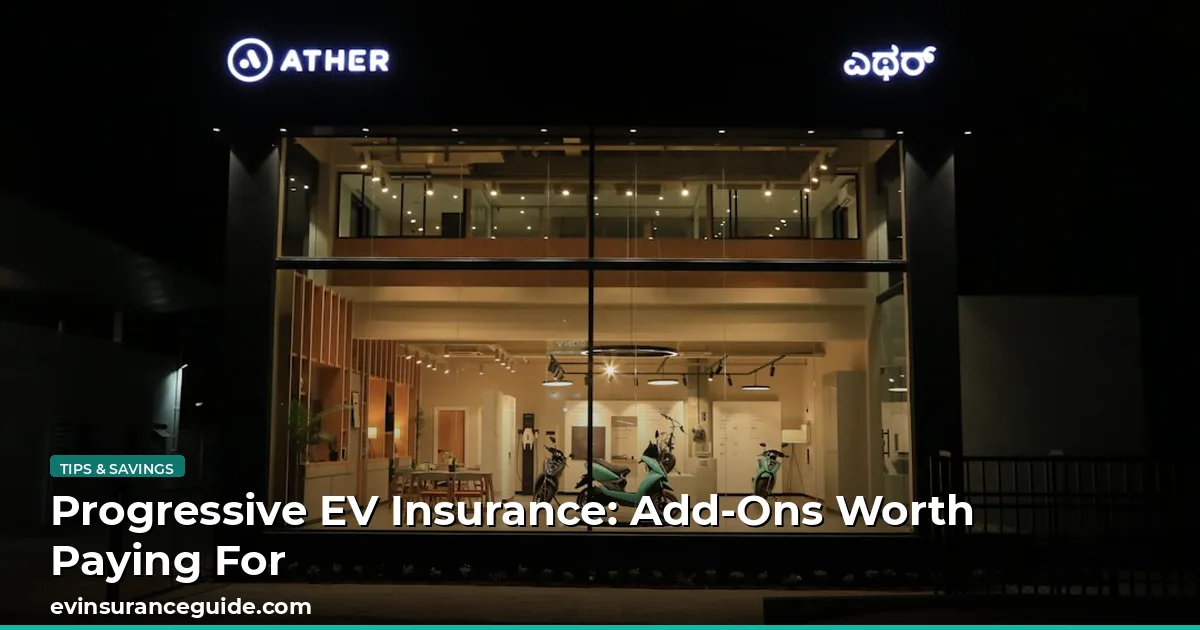 Progressive EV Insurance: Add-Ons Worth Paying For