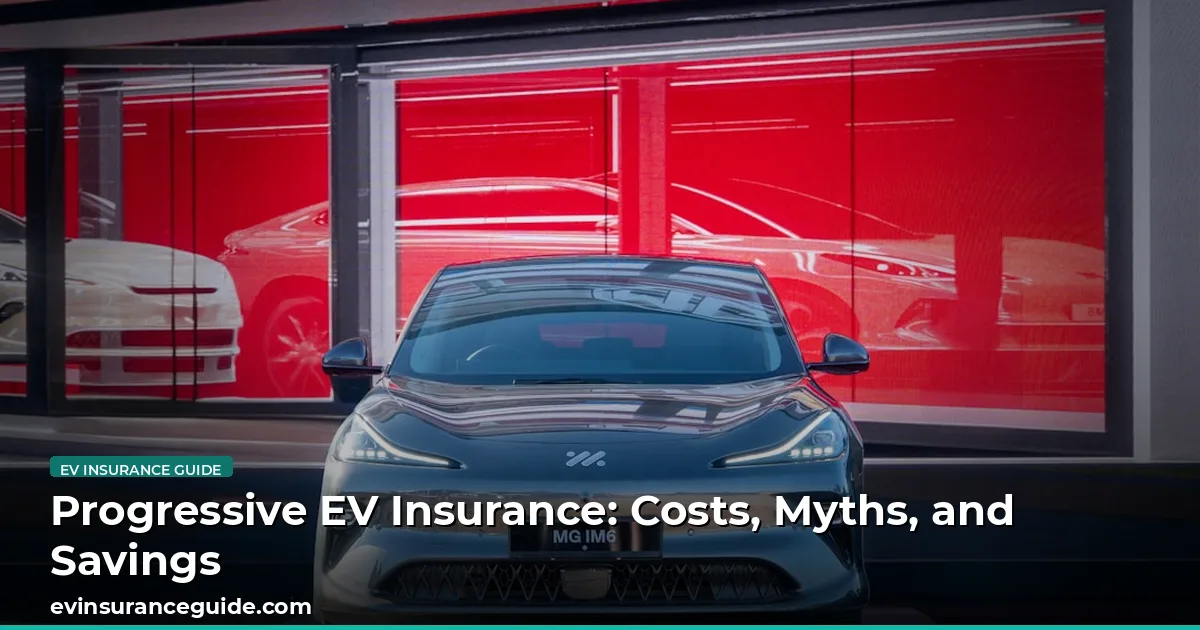 Progressive EV Insurance: Costs, Myths, and Savings