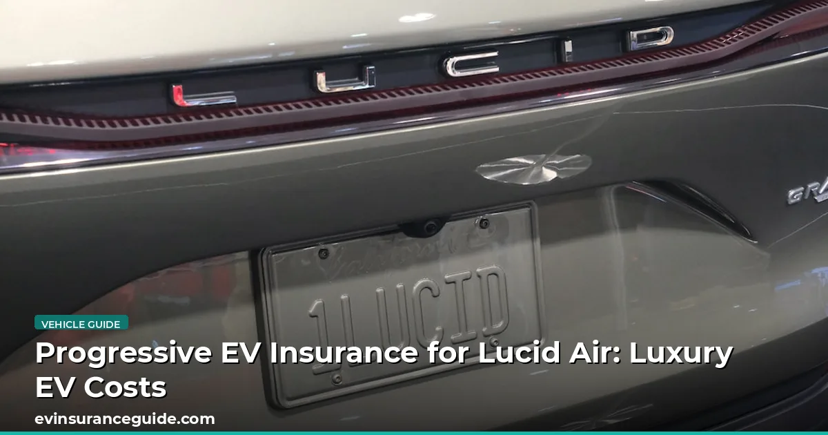 Progressive EV Insurance for Lucid Air: Luxury EV Costs