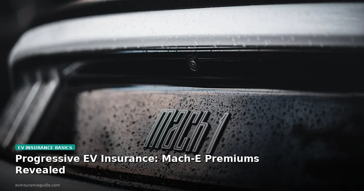 Progressive EV Insurance: Mach-E Premiums Revealed