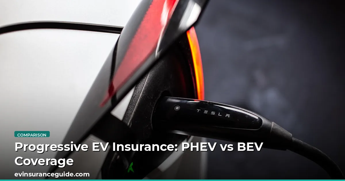 Progressive EV Insurance: PHEV vs BEV Coverage