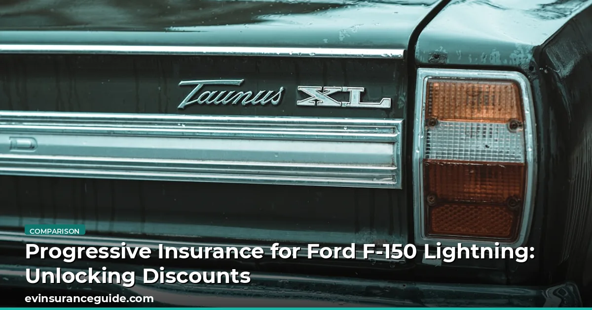 Progressive Insurance for Ford F-150 Lightning: Unlocking Discounts