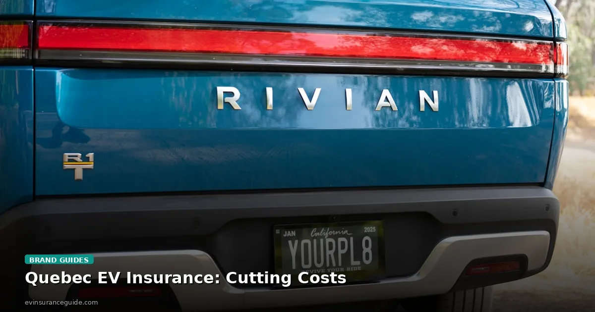 Quebec EV Insurance: Cutting Costs