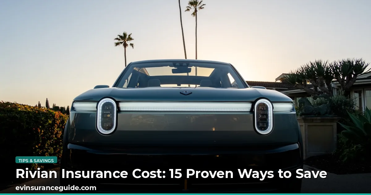 Rivian Insurance Cost: 15 Proven Ways to Save