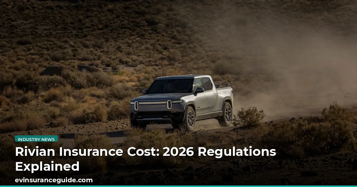 Rivian Insurance Cost: 2026 Regulations Explained