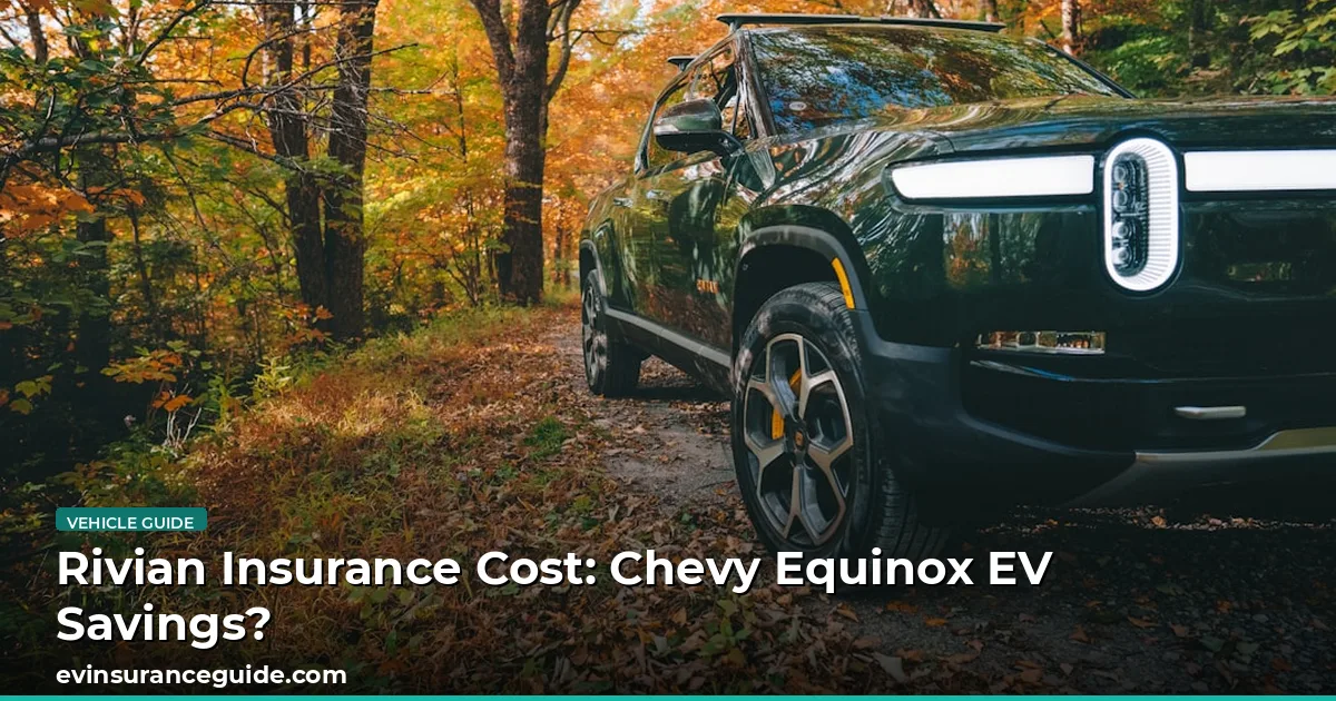 Rivian Insurance Cost: Chevy Equinox EV Savings?