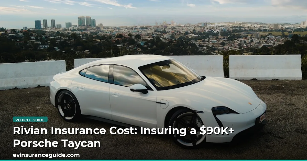 Rivian Insurance Cost: Insuring a $90K+ Porsche Taycan