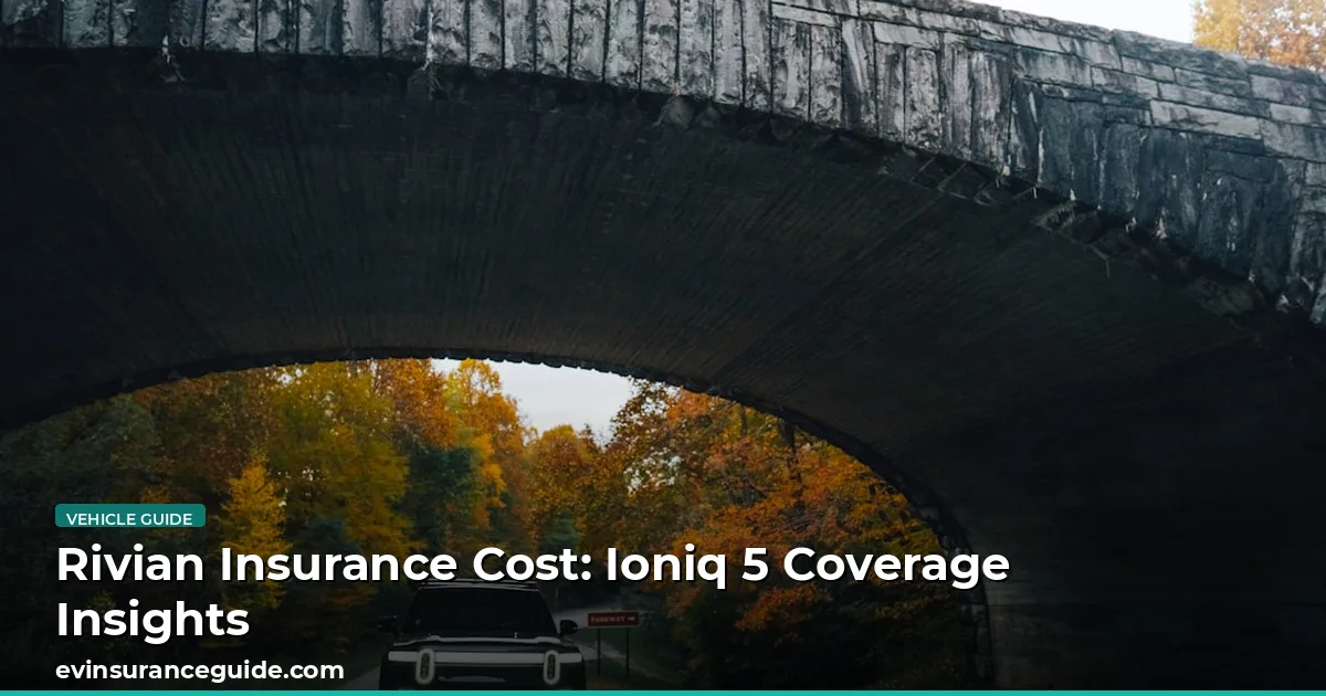 Rivian Insurance Cost: Ioniq 5 Coverage Insights