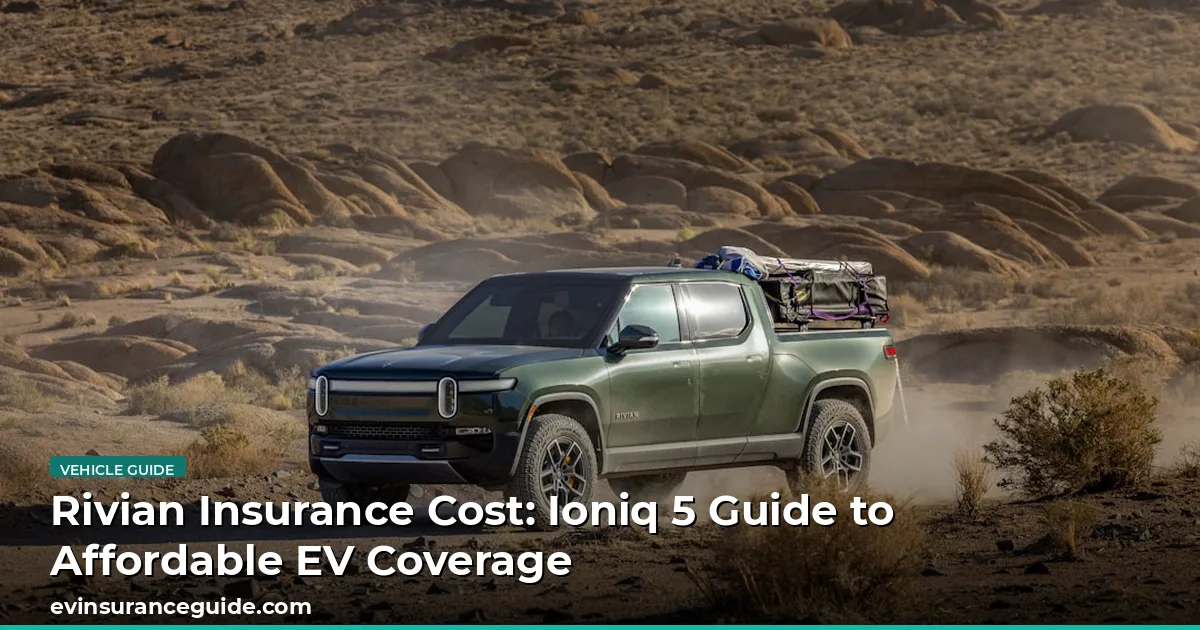 Rivian Insurance Cost: Ioniq 5 Guide to Affordable EV Coverage