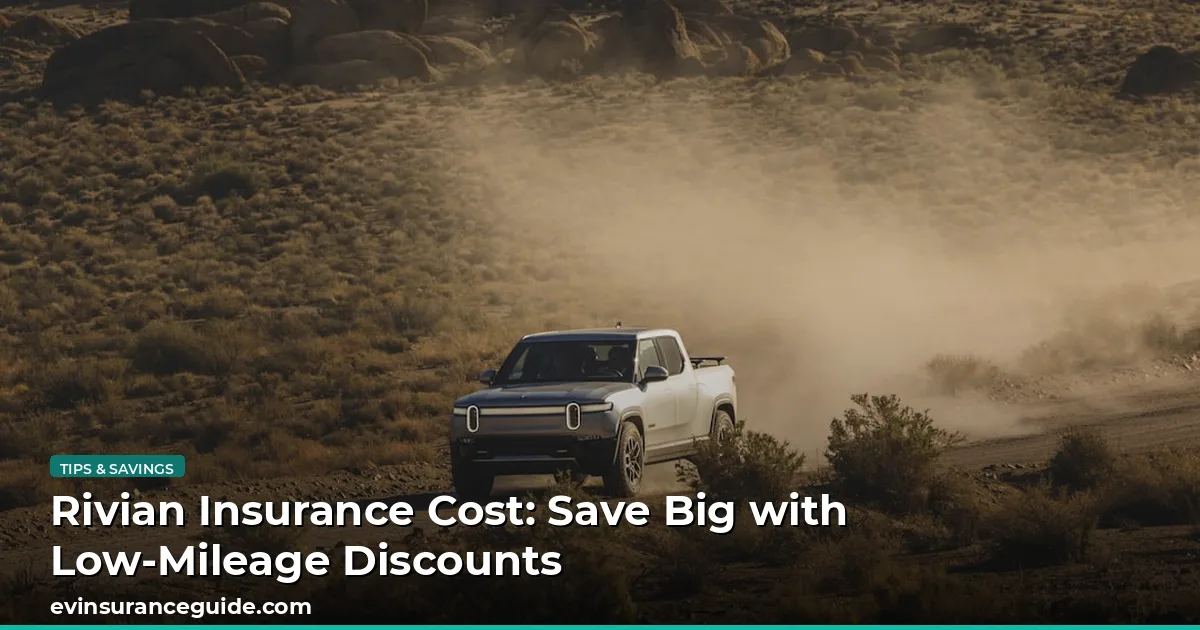 Rivian Insurance Cost: Save Big with Low-Mileage Discounts