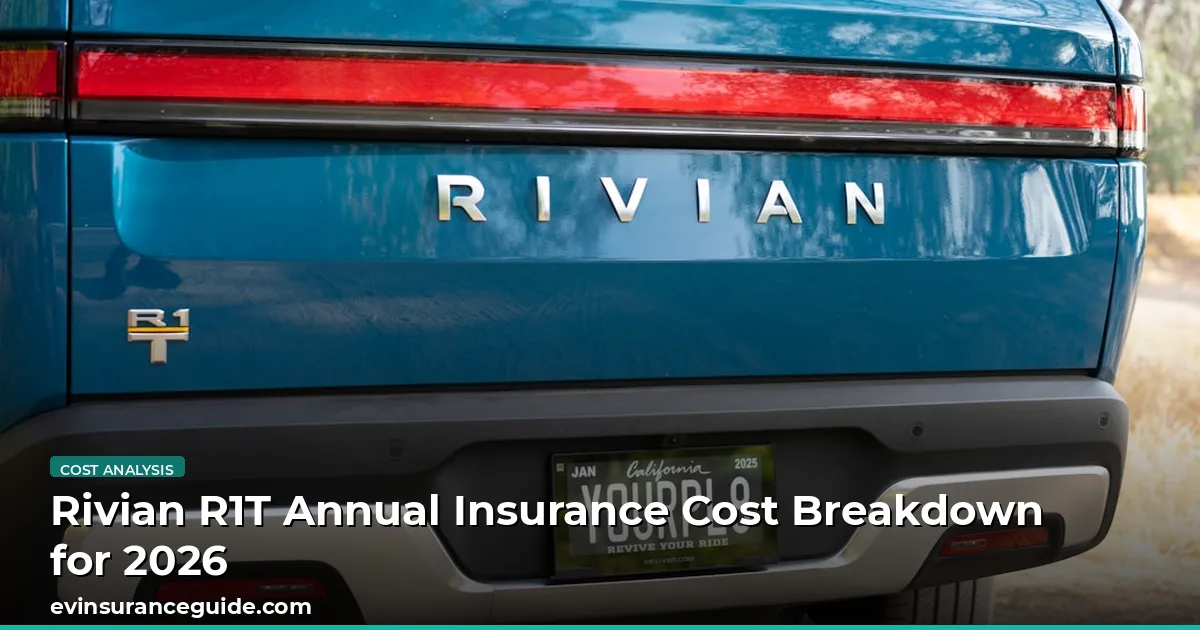 Rivian R1T Annual Insurance Cost Breakdown for 2026