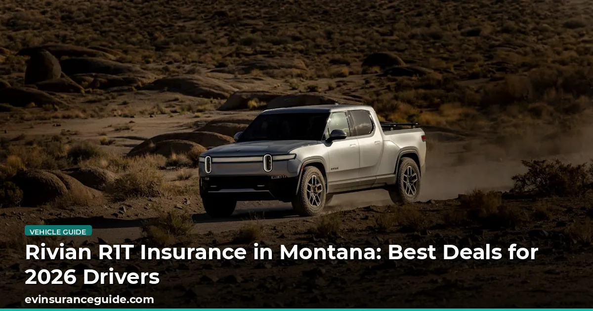 Rivian R1T Insurance in Montana: Best Deals for 2026 Drivers